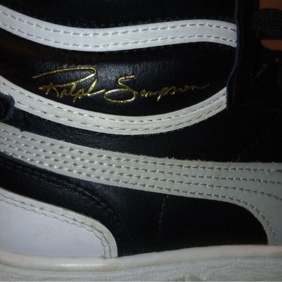 Puma Ralph Sampson mid basketball shoe size 7C child used - Picture 4 of 8